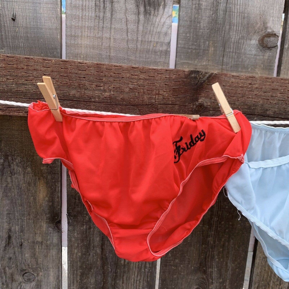 Vintage 1960's Panties Day of the Week Deadstock - Picture 8 of 10